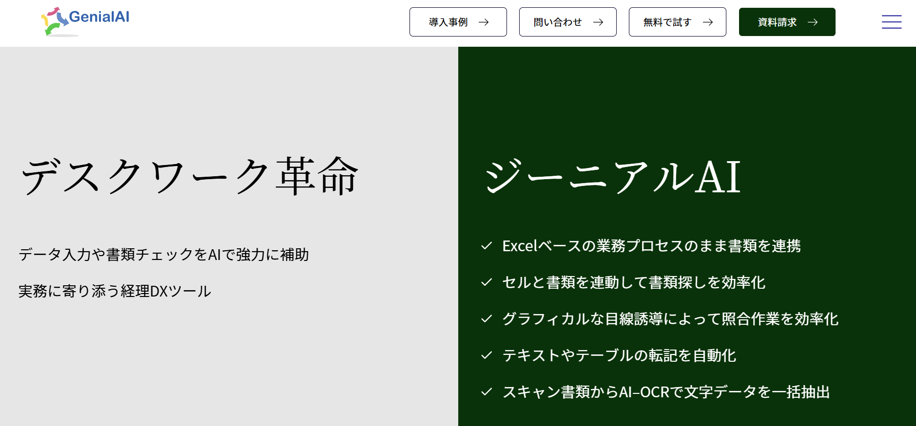 ジーニアルAIが実現するバックオフィス業務の革新
